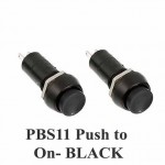 PBS11 Push to On- Black